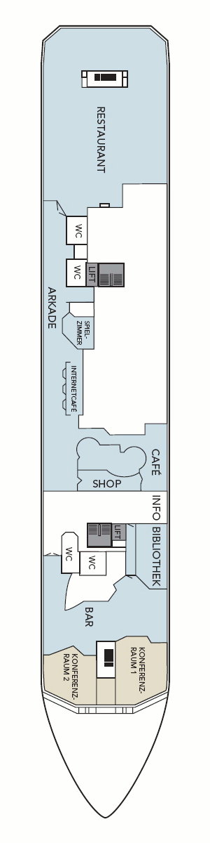 Deckplan Deck 4 – Nordkapp