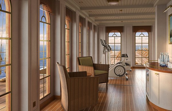 Sportlich betätigen können Sie im Fitnessbereich | Sea Cloud Spirit