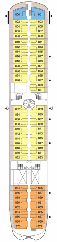 Deckplan Deck 8 – Seven Seas Navigator