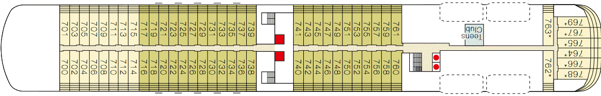 Deckplan Deck 7 – MS Europa 2