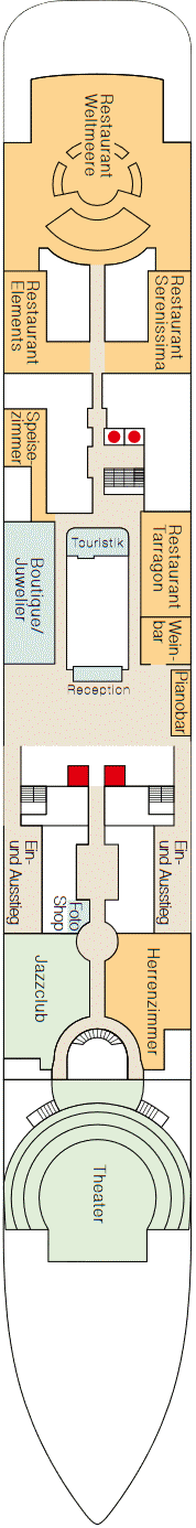 Deckplan Deck 4 – MS Europa 2