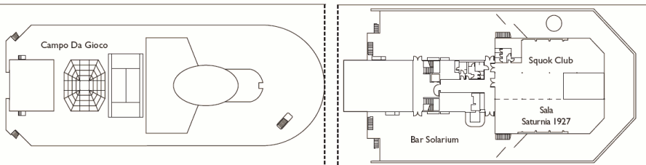 Deckplan Funchal Deck – Costa Fortuna