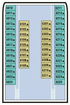 Deckplan Oslo Deck – Norwegian Sun