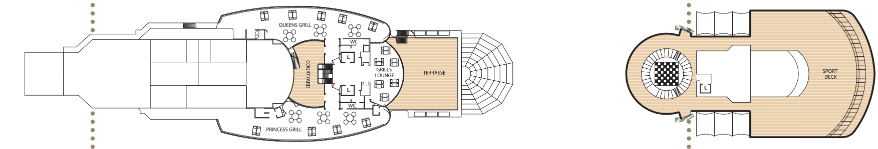 Deckplan Deck 11 – Queen Elizabeth