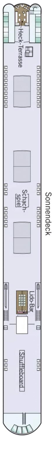 Deckplan Sonnendeck – Amadeus Star