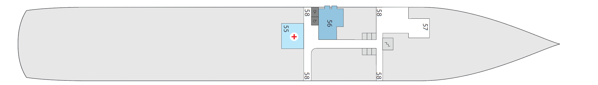 Deckplan Deck 3 – AIDAblu