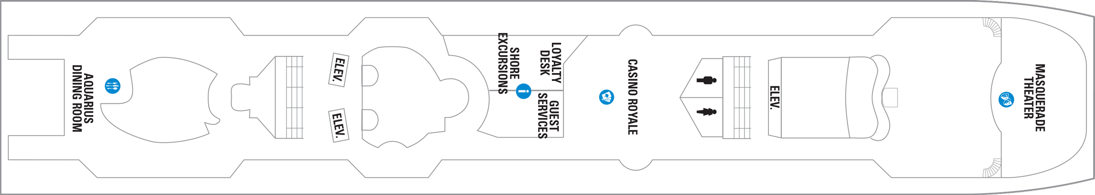 Deckplan Deck 5 – Vision of the Seas