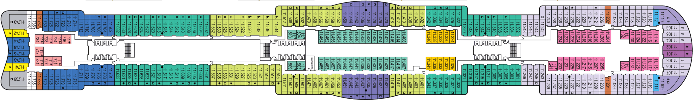 Deckplan Deck 11 – Iona