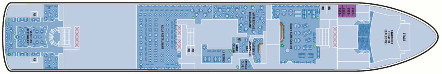Deckplan Deck 06 – Norwegian Dawn