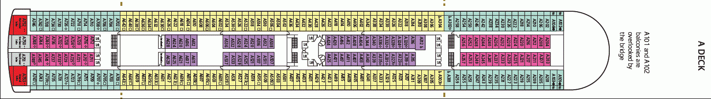 Deckplan A Deck – Azura