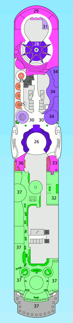 Deckplan Deck 10 – AIDAbella