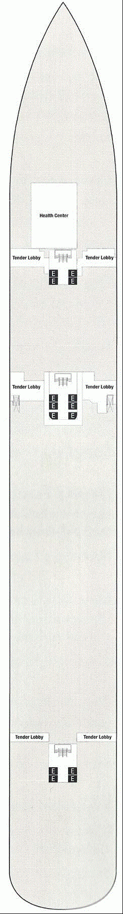 Deckplan Deck 1 – Disney Dream
