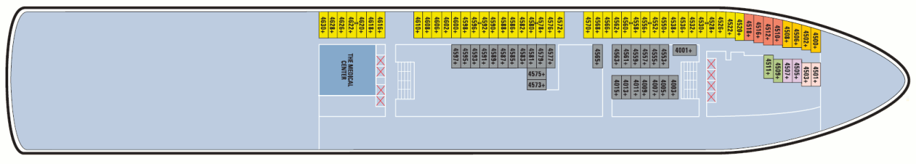 Deckplan Deck 04 – Norwegian Dawn