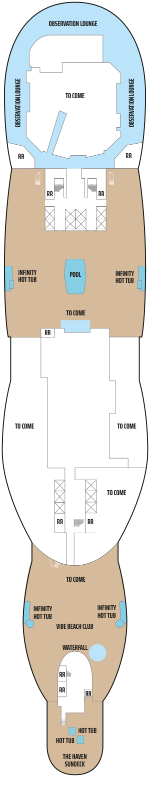Deckplan Deck 17 – Norwegian Aqua