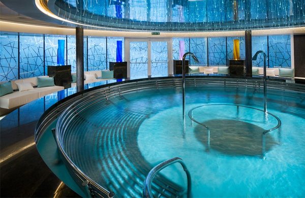 Im Whirpool können Sie den Abend extravagant ausklingen lassen