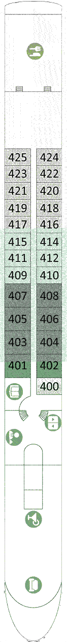 Deckplan Oberdeck – DCS Amethyst 1