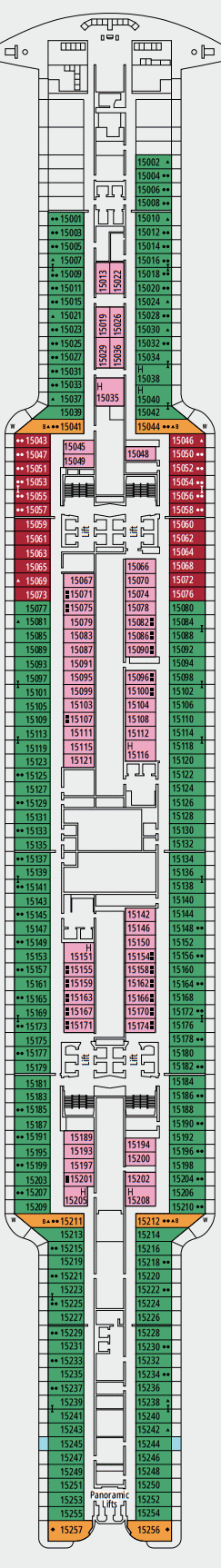 Deckplan 15 Okinawa – MSC Seascape