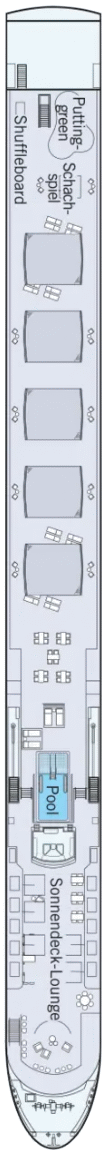 Deckplan Sonnendeck – Amadeus Diamond