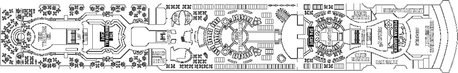 Deckplan Resort Deck – Celebrity Summit