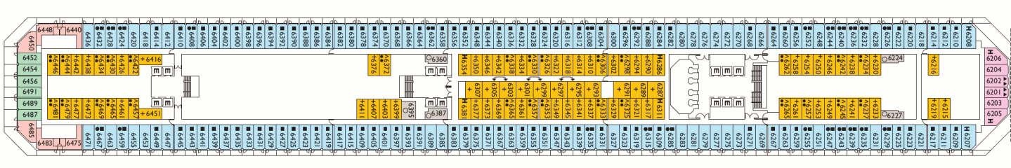 Deckplan Centaurus Deck – Costa Serena