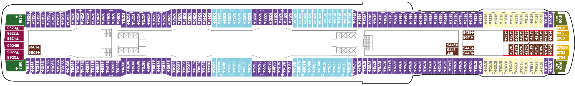 Deckplan Deck 09 – Norwegian Escape