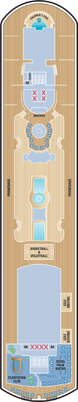Deckplan Sports Deck – Norwegian Sky
