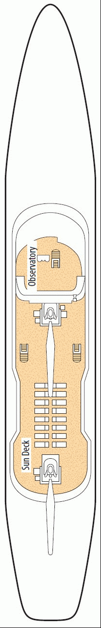 Deckplan Sun Deck – Ponant