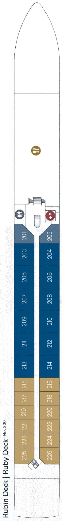 Deckplan Rubindeck – Viva Unique