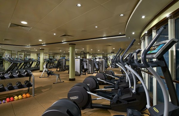 Sportlichen Ausgleich haben Sie im bordeigenem Fitnessstudio