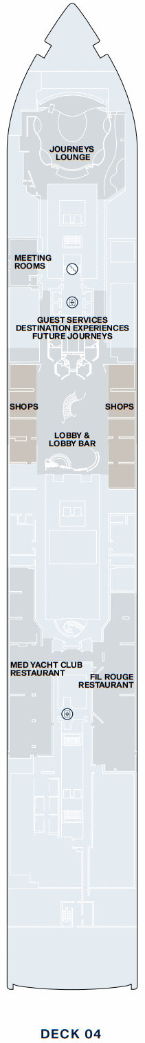 Deckplan Deck 4 – Explora IV