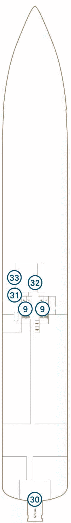 Deckplan Deck 3 – Scenic Eclipse