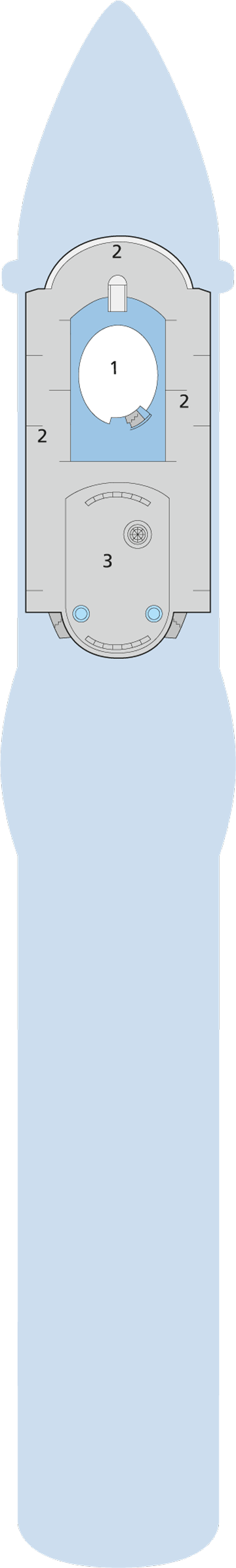 Deckplan Deck 15 – AIDAstella