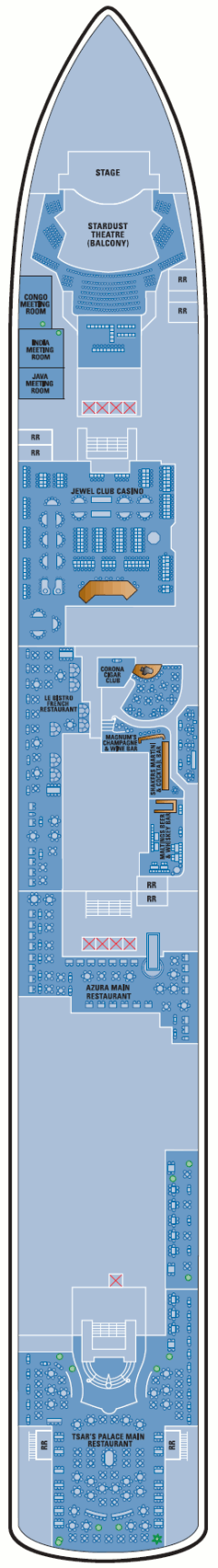 Deckplan Deck 06 – Norwegian Jewel