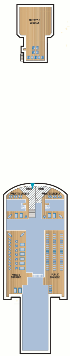 Deckplan Deck 15 – Norwegian Gem
