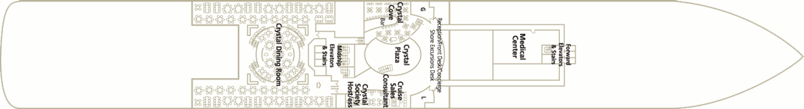 Deckplan Crystal Deck – Crystal Serenity