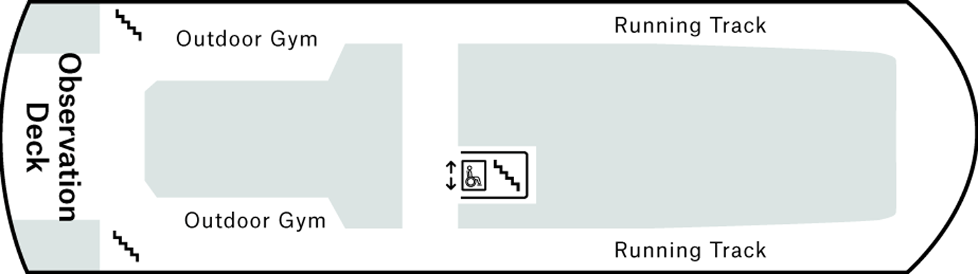 Deckplan Deck 11 – Roald Amundsen