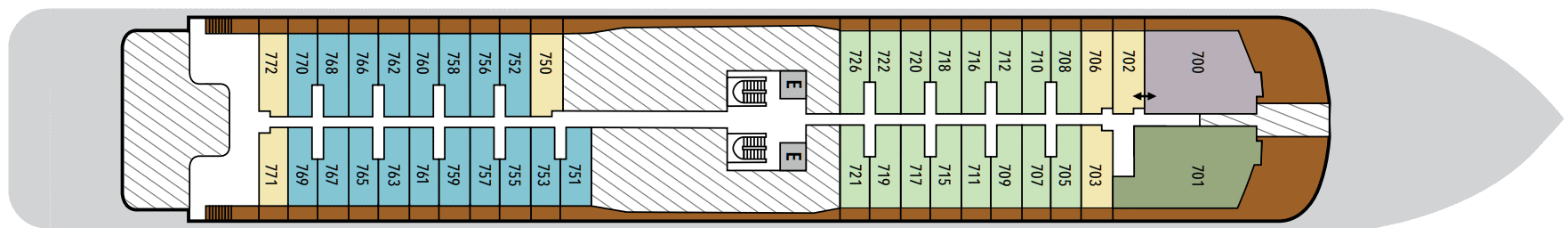 Deckplan Deck 7 – Silver Endeavour