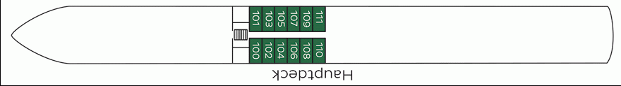 Deckplan Hauptdeck – Seine Comtesse