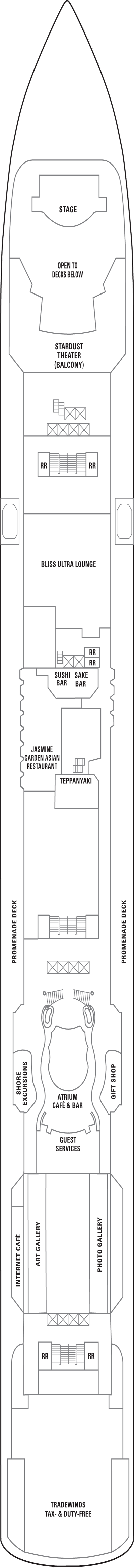 Deckplan Deck 07 – Norwegian Jade