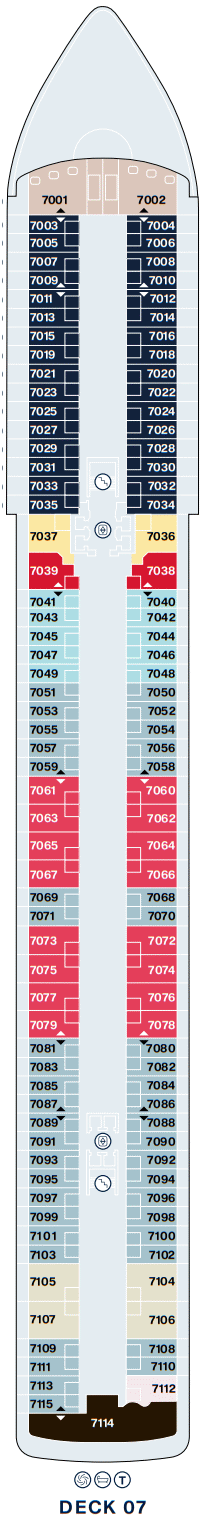 Deckplan Deck 7 – Explora IV