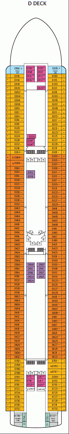 Deckplan D Deck – Ventura