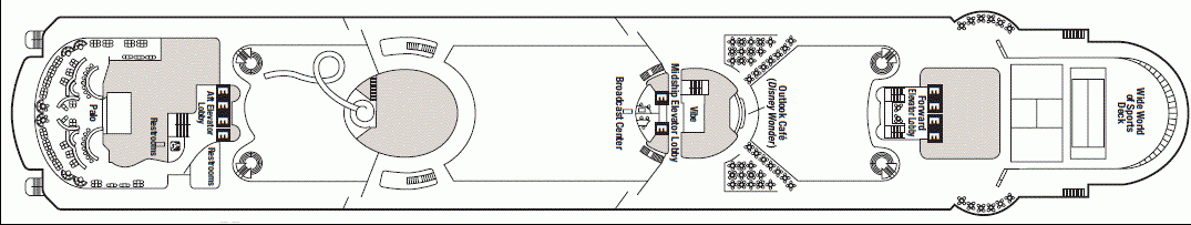 Deckplan Deck 10 – Disney Magic