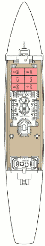 Deckplan Hauptdeck – Star Flyer