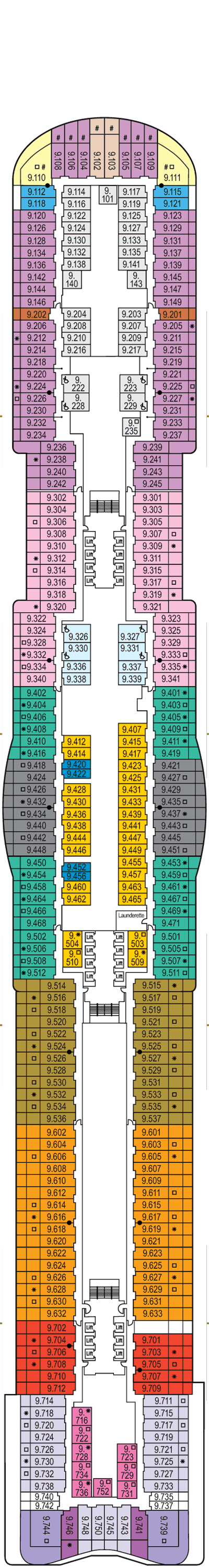 Deckplan Deck 9 – Iona