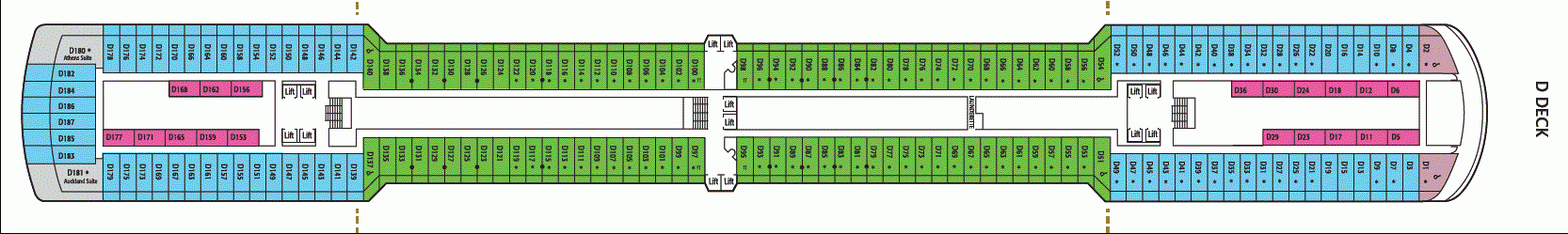 Deckplan D Deck – Arcadia