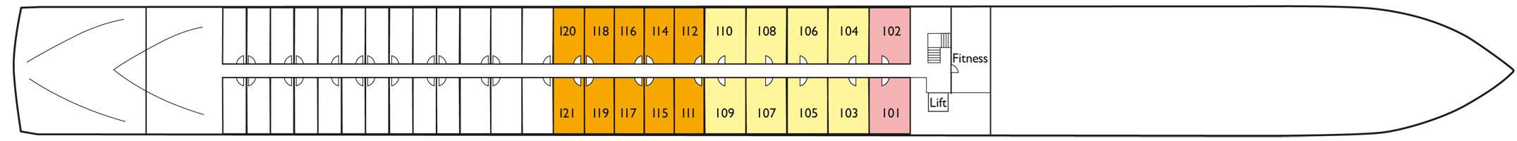 Deckplan Accademia – Lady Diletta