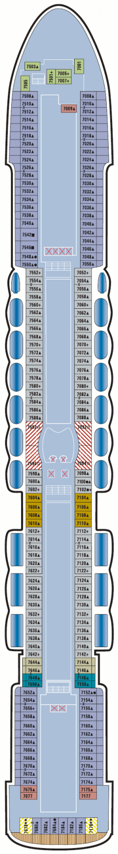 Deckplan Deck 07 – Pride of America
