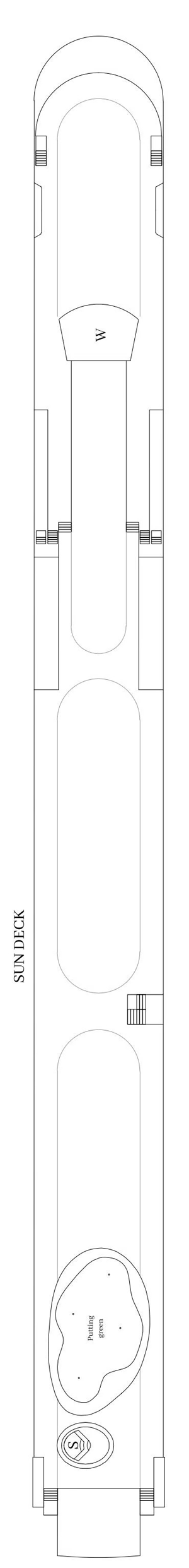 Deckplan Sonnen Deck – VIVA One