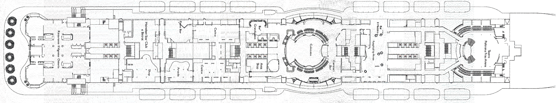 Deckplan Deck 7 – Costa Toscana