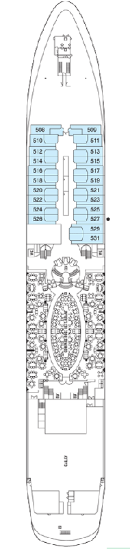 Deckplan Deck 5 – Seven Seas Navigator